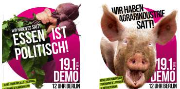 Wir haben Agrarindustrie satt! Demo Berlin