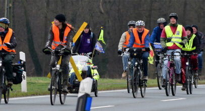 Fahrrad-Demo zum globalen Klimastreik