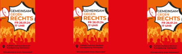 Demo „Gemeinsam gegen Rechts“