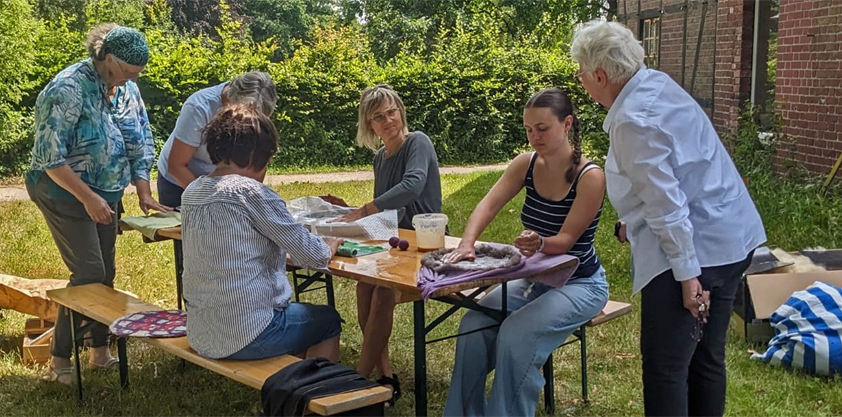 Kreatives Arbeiten mit Wolle