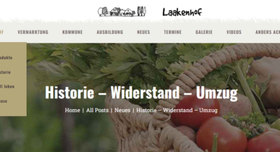 Historie – Widerstand – Umzug
