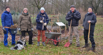 Permakultur Waldgarten Saison eröffnet