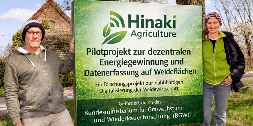 Hightech auf der Laakenhof-Weide