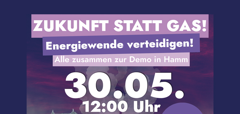 Zukunft statt Gas – Demo in Hamm