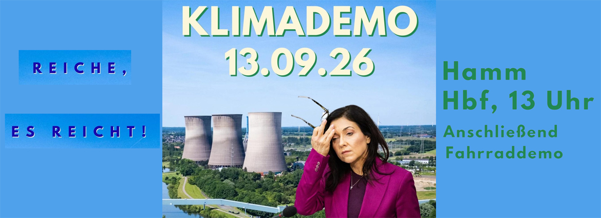 Klima Demo in Hamm fordert Lösungen